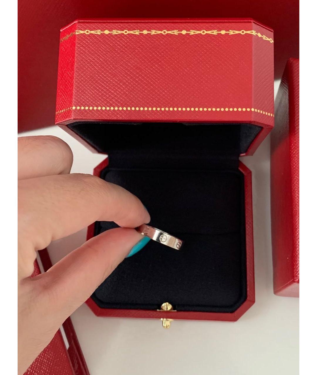 CARTIER Серебряное кольцо из белого золота, фото 5