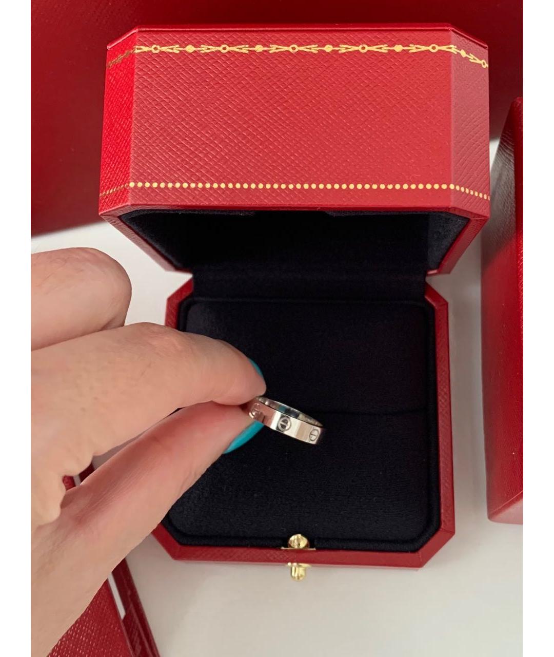 CARTIER Серебряное кольцо из белого золота, фото 4