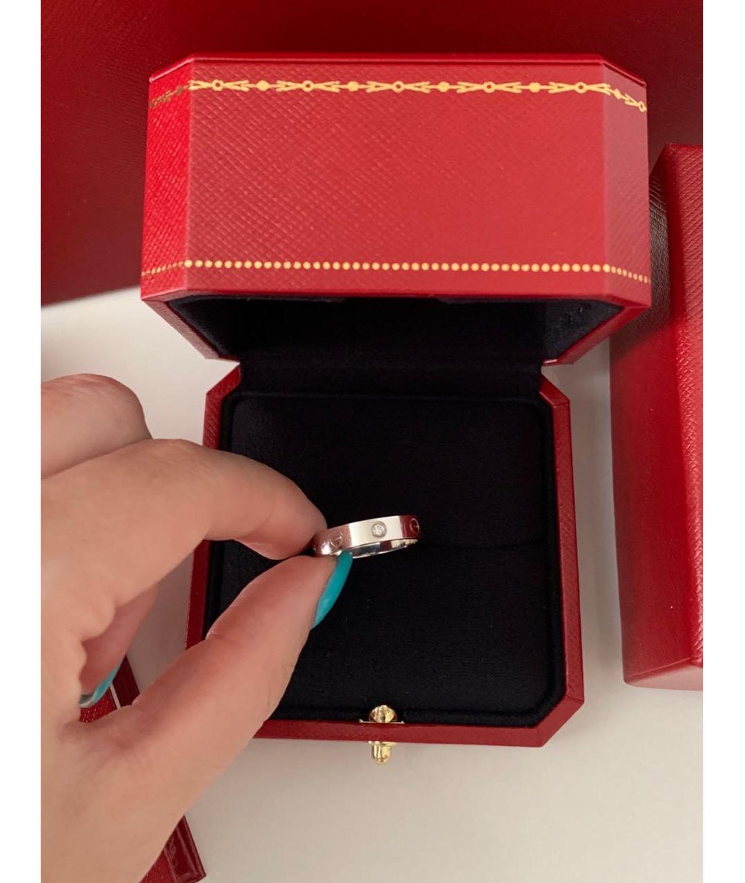 CARTIER Серебряное кольцо из белого золота, фото 3