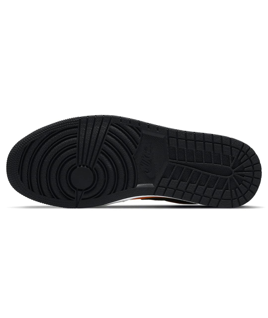 JORDAN Желтые кожаные высокие кроссовки / кеды, фото 6