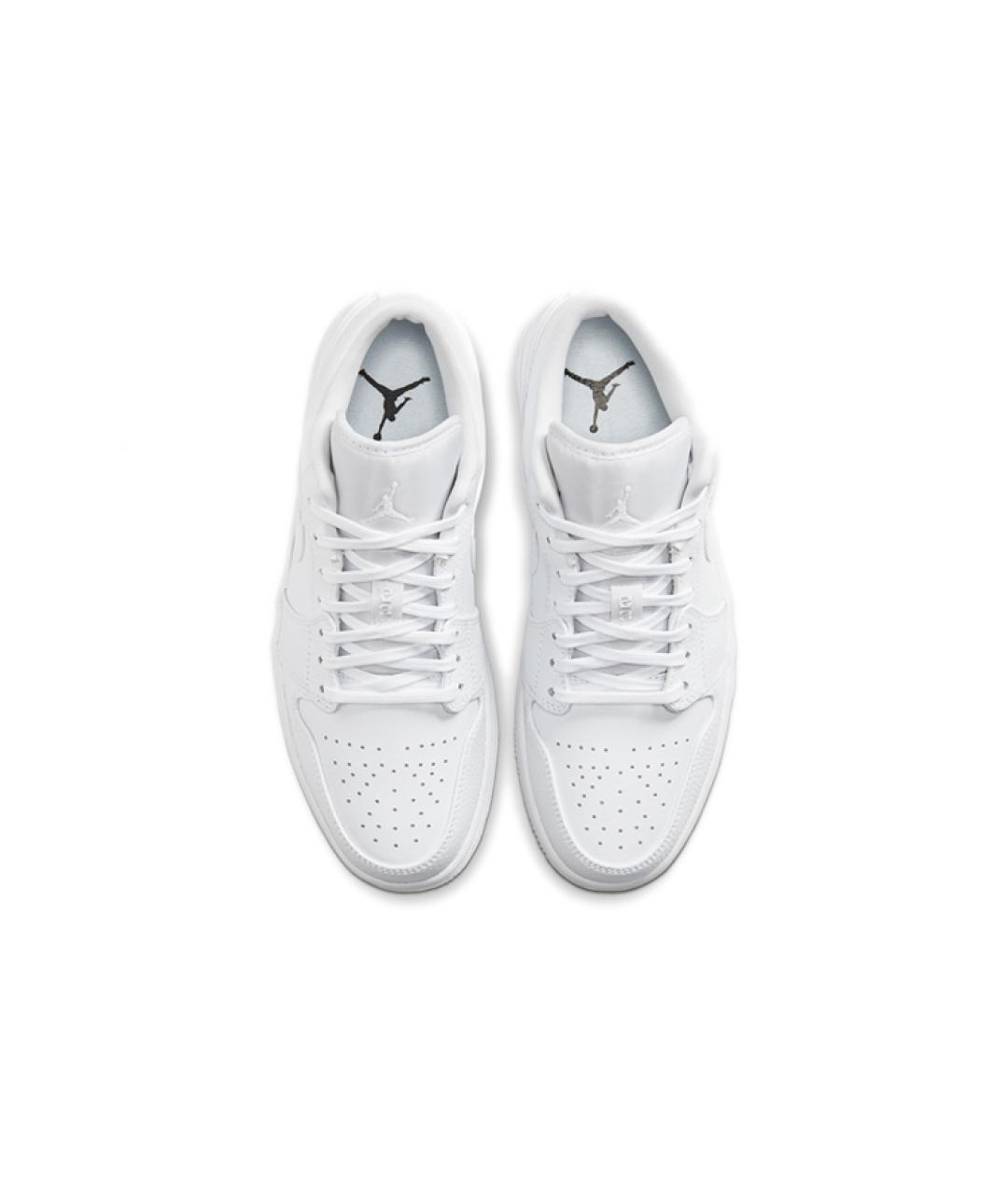 JORDAN Белые кожаные высокие кроссовки / кеды, фото 5