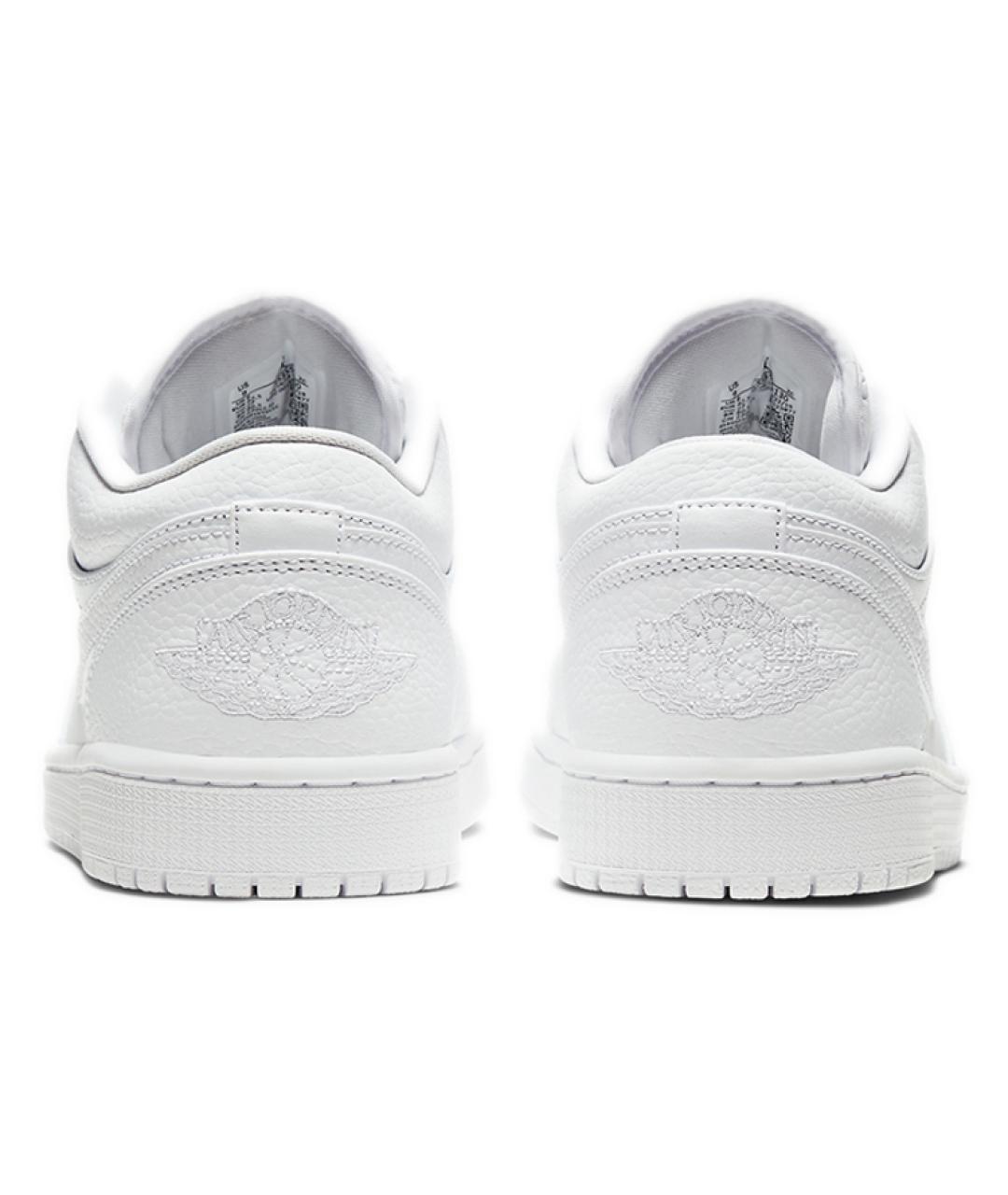 JORDAN Белые кожаные высокие кроссовки / кеды, фото 4