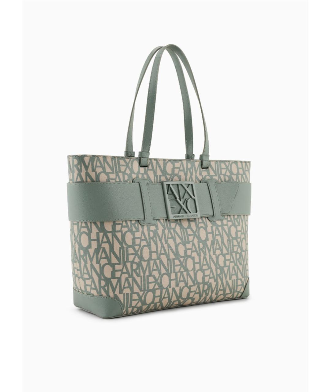 ARMANI EXCHANGE Голубая сумка тоут, фото 6