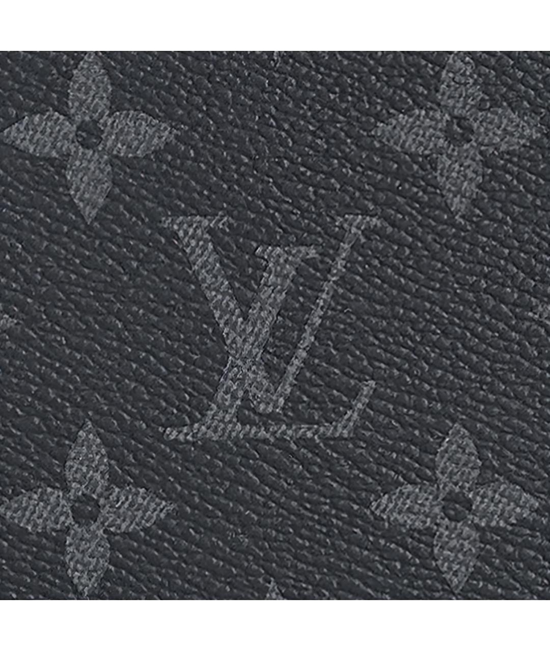 LOUIS VUITTON Серый кожаный чемодан, фото 5