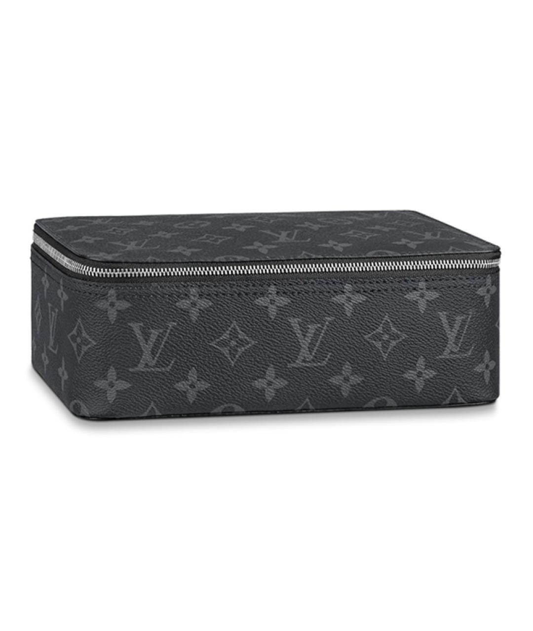 LOUIS VUITTON Серый кожаный чемодан, фото 1