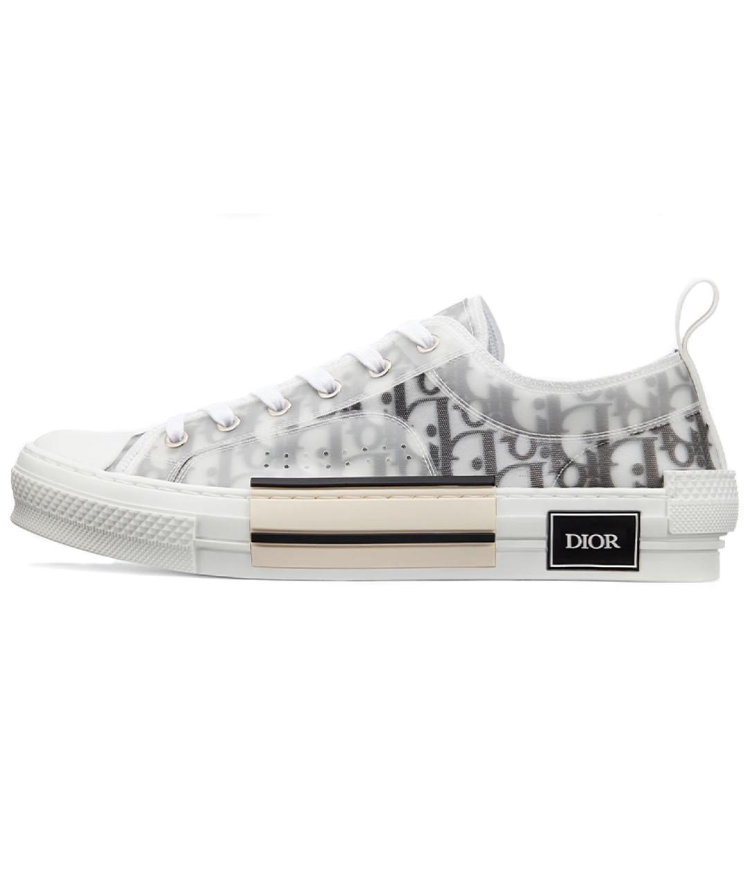 CHRISTIAN DIOR Серые текстильные низкие кроссовки / кеды, фото 5
