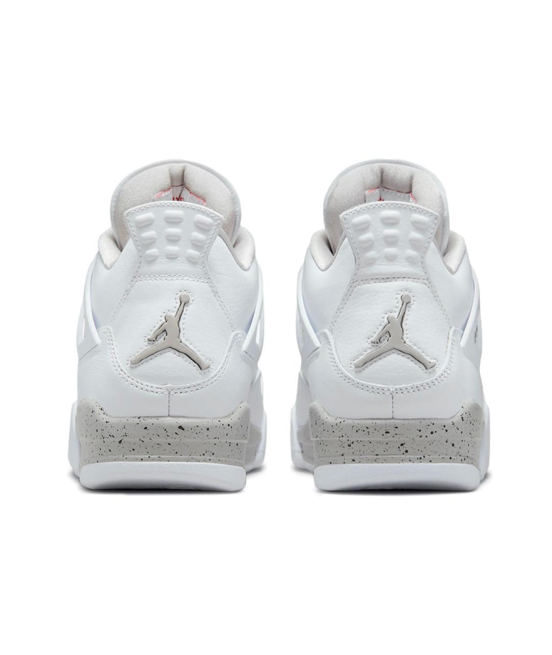 JORDAN Белые кожаные высокие кроссовки / кеды, фото 5