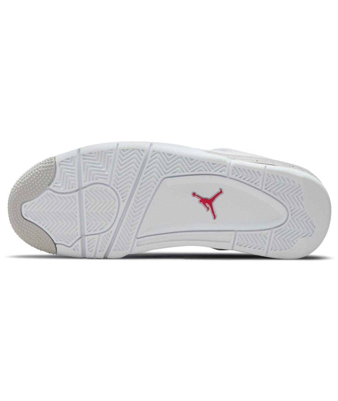 JORDAN Белые кожаные высокие кроссовки / кеды, фото 6