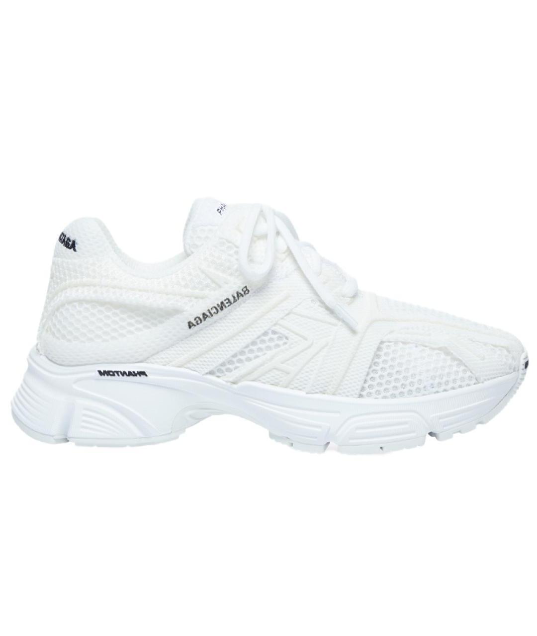 BALENCIAGA Белые текстильные кроссовки, фото 1