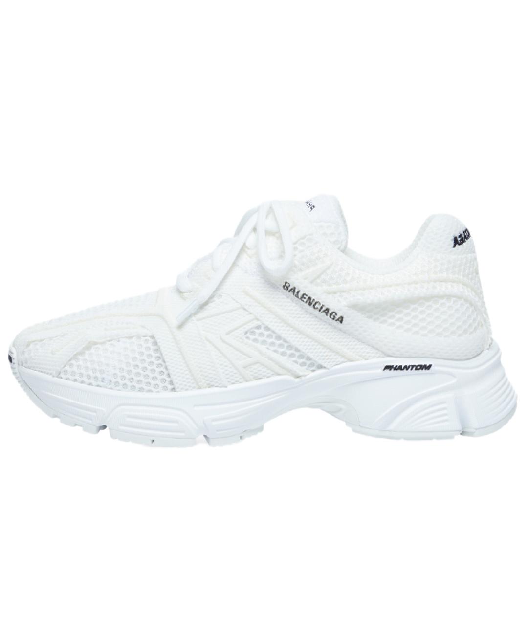 BALENCIAGA Белые текстильные кроссовки, фото 7