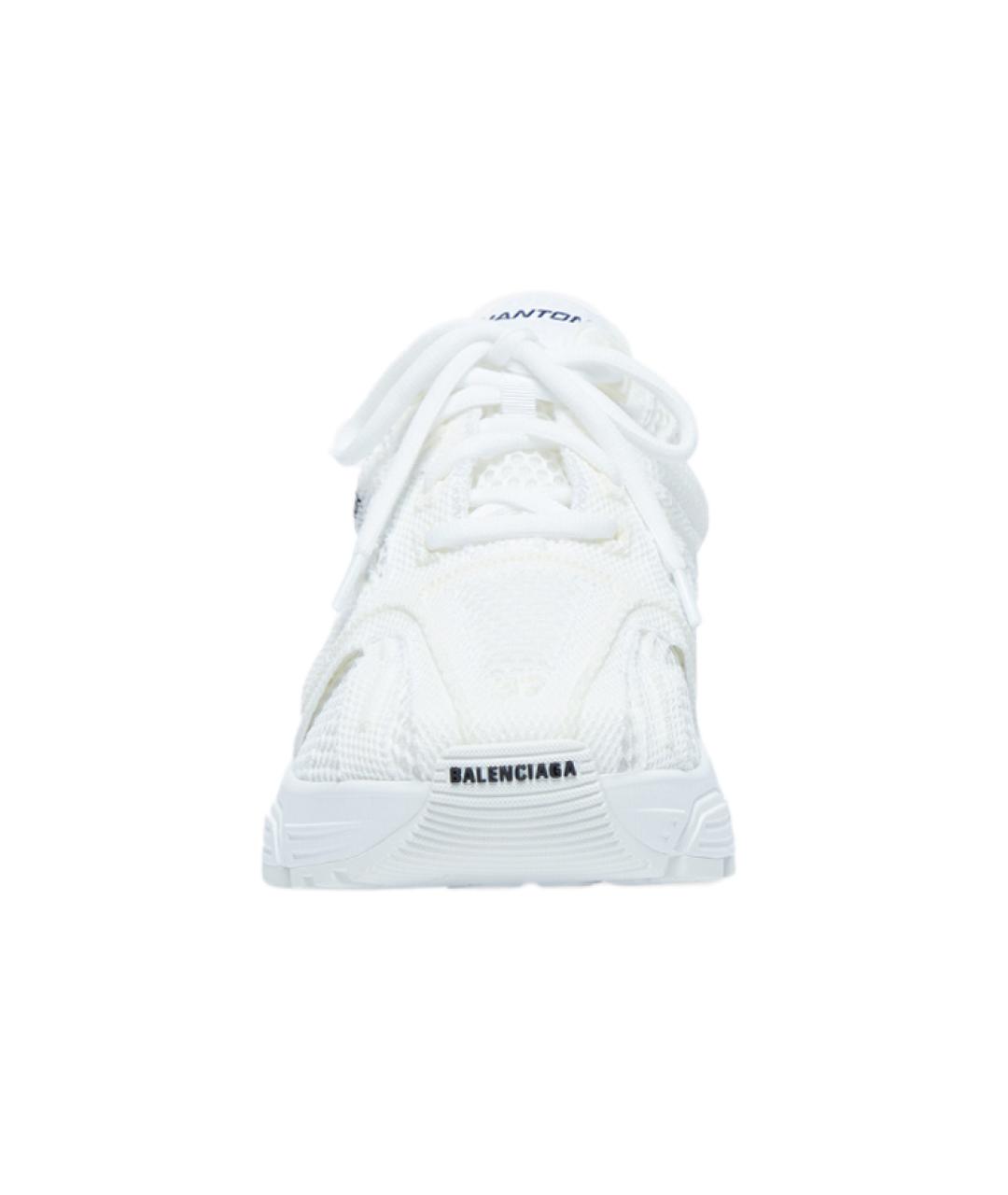 BALENCIAGA Белые текстильные кроссовки, фото 3