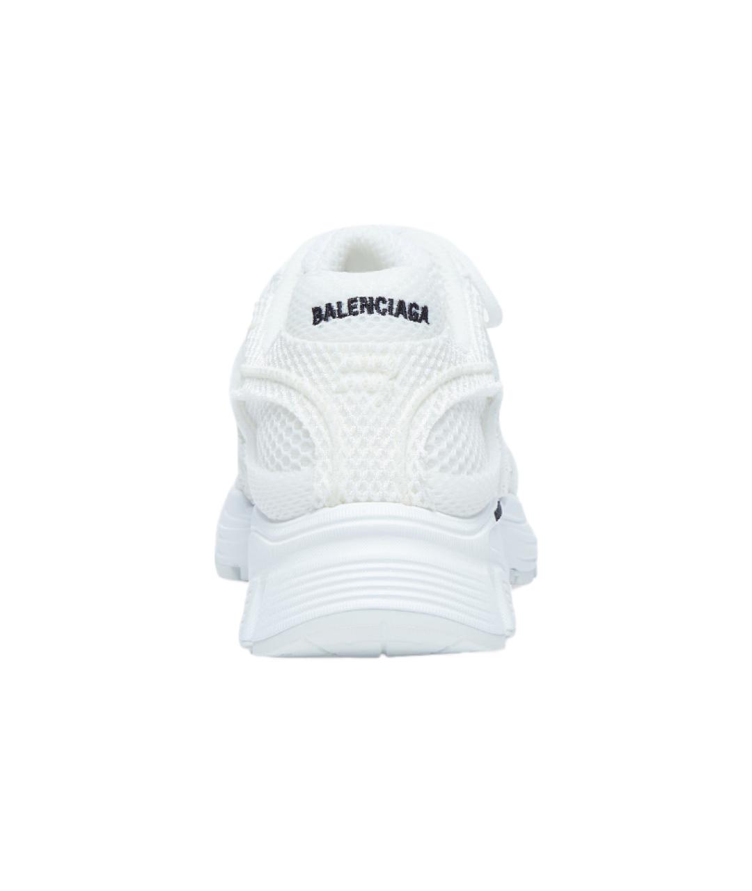 BALENCIAGA Белые текстильные кроссовки, фото 5
