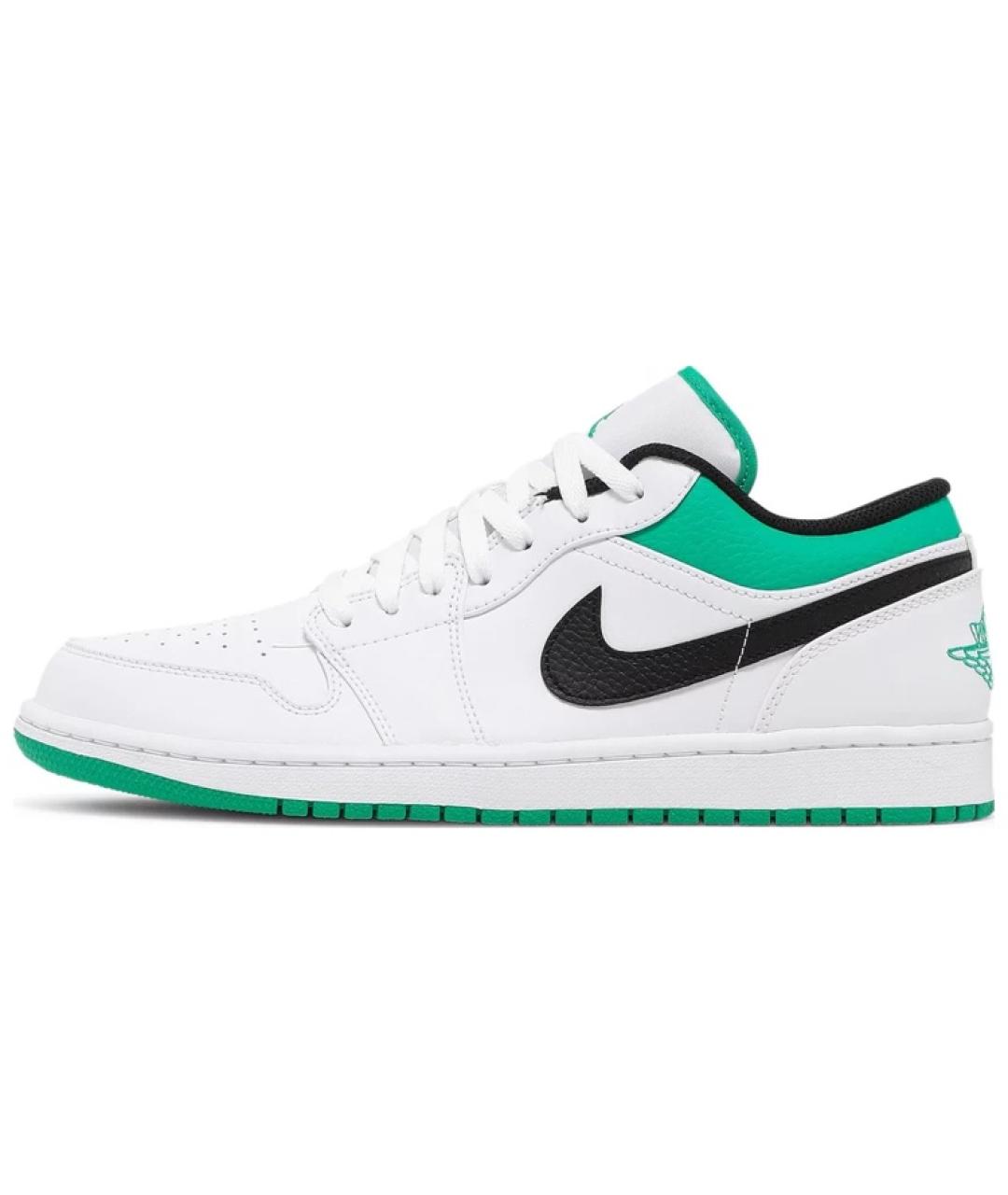 JORDAN Белые кожаные высокие кроссовки / кеды, фото 2