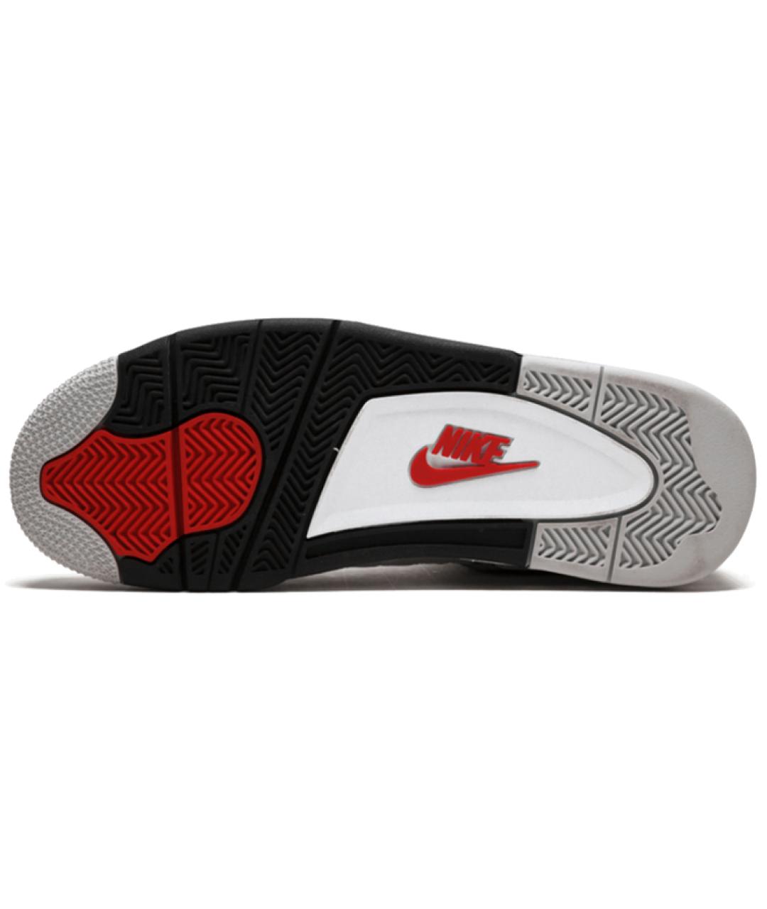 JORDAN Белые кожаные высокие кроссовки / кеды, фото 5