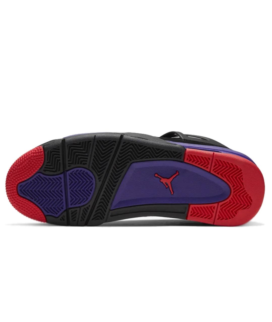 JORDAN Черные замшевые высокие кроссовки / кеды, фото 5