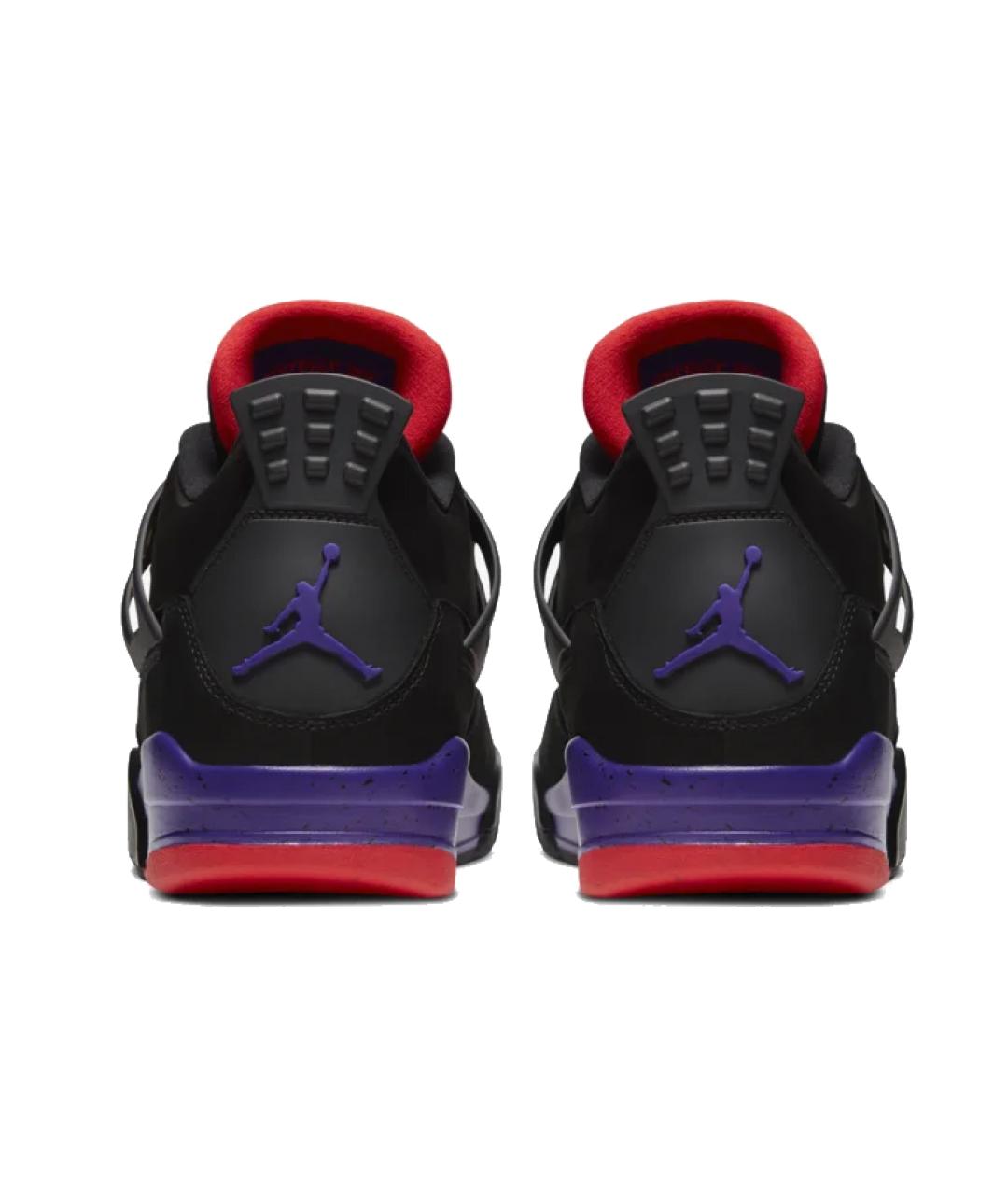 JORDAN Черные замшевые высокие кроссовки / кеды, фото 4