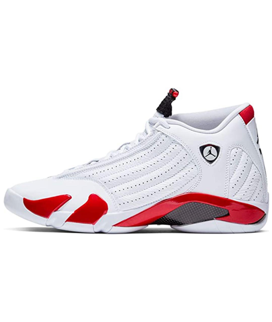 JORDAN Белые кожаные высокие кроссовки / кеды, фото 2