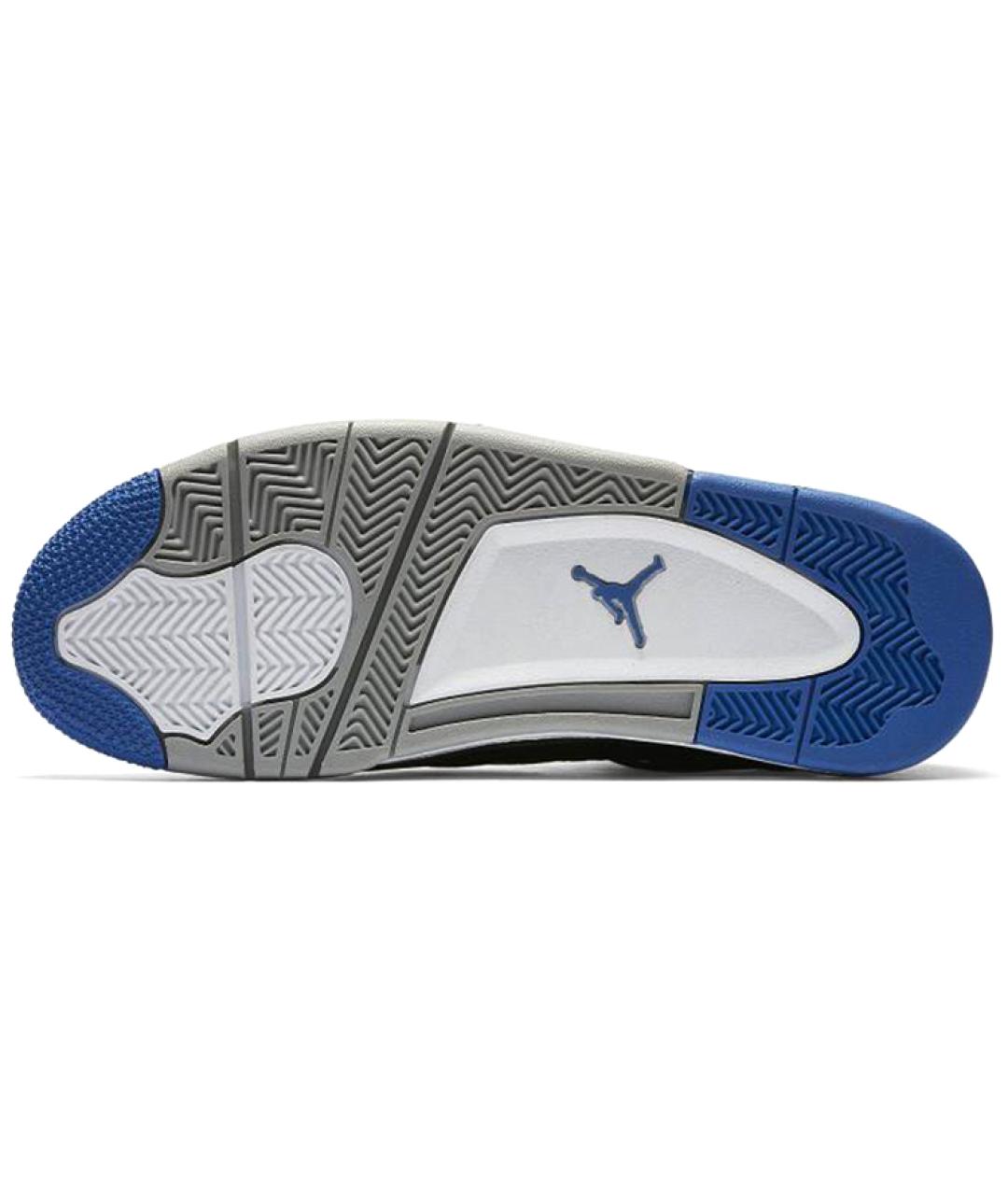 JORDAN Черные кожаные высокие кроссовки / кеды, фото 4