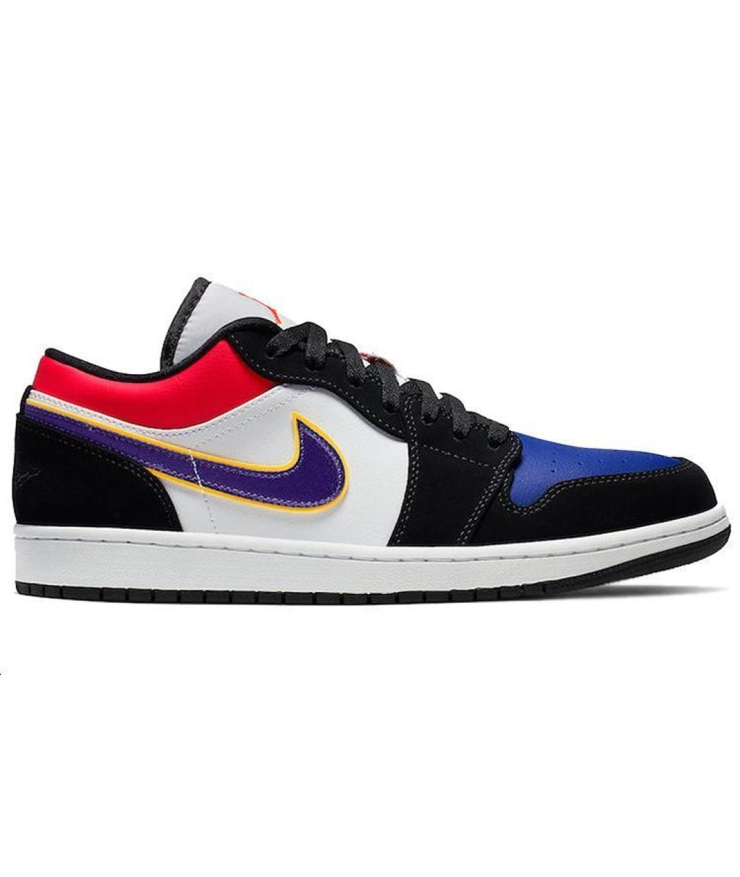 JORDAN Мульти кожаные высокие кроссовки / кеды, фото 1