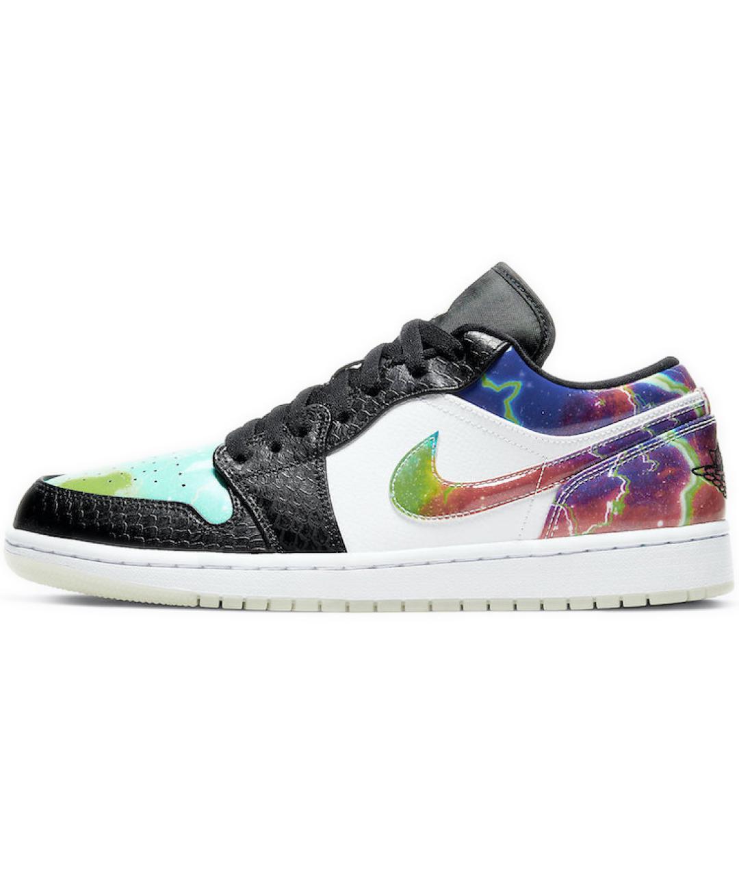 JORDAN Мульти кожаные высокие кроссовки / кеды, фото 2