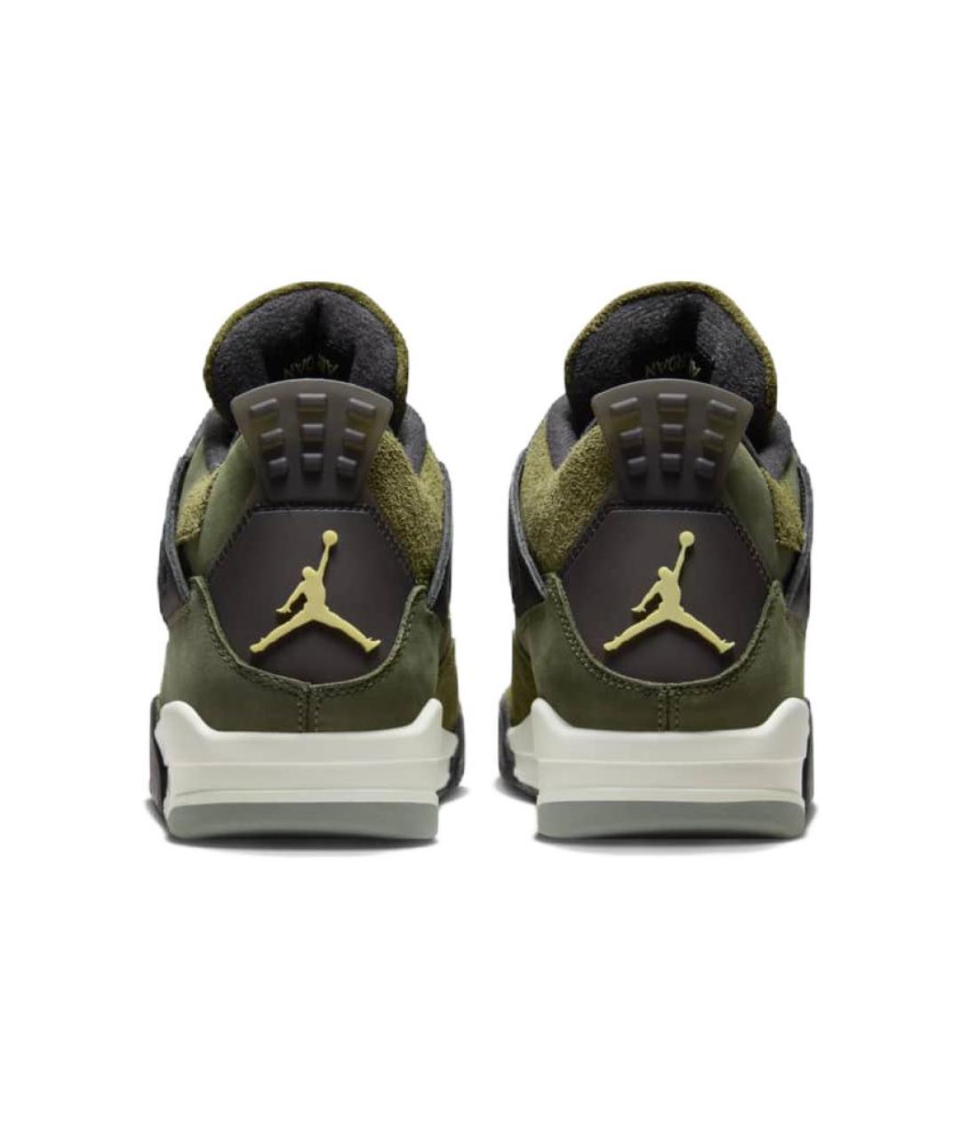 JORDAN Хаки текстильные высокие кроссовки / кеды, фото 5