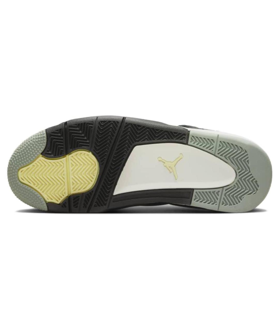 JORDAN Хаки текстильные высокие кроссовки / кеды, фото 6