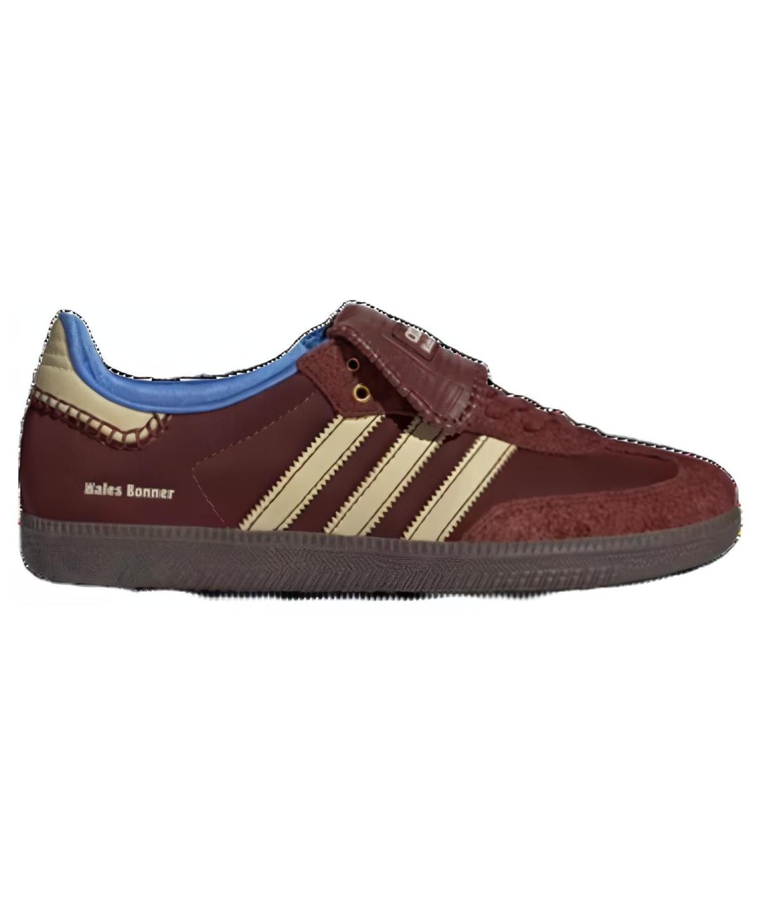 ADIDAS Коричневые замшевые кеды, фото 1