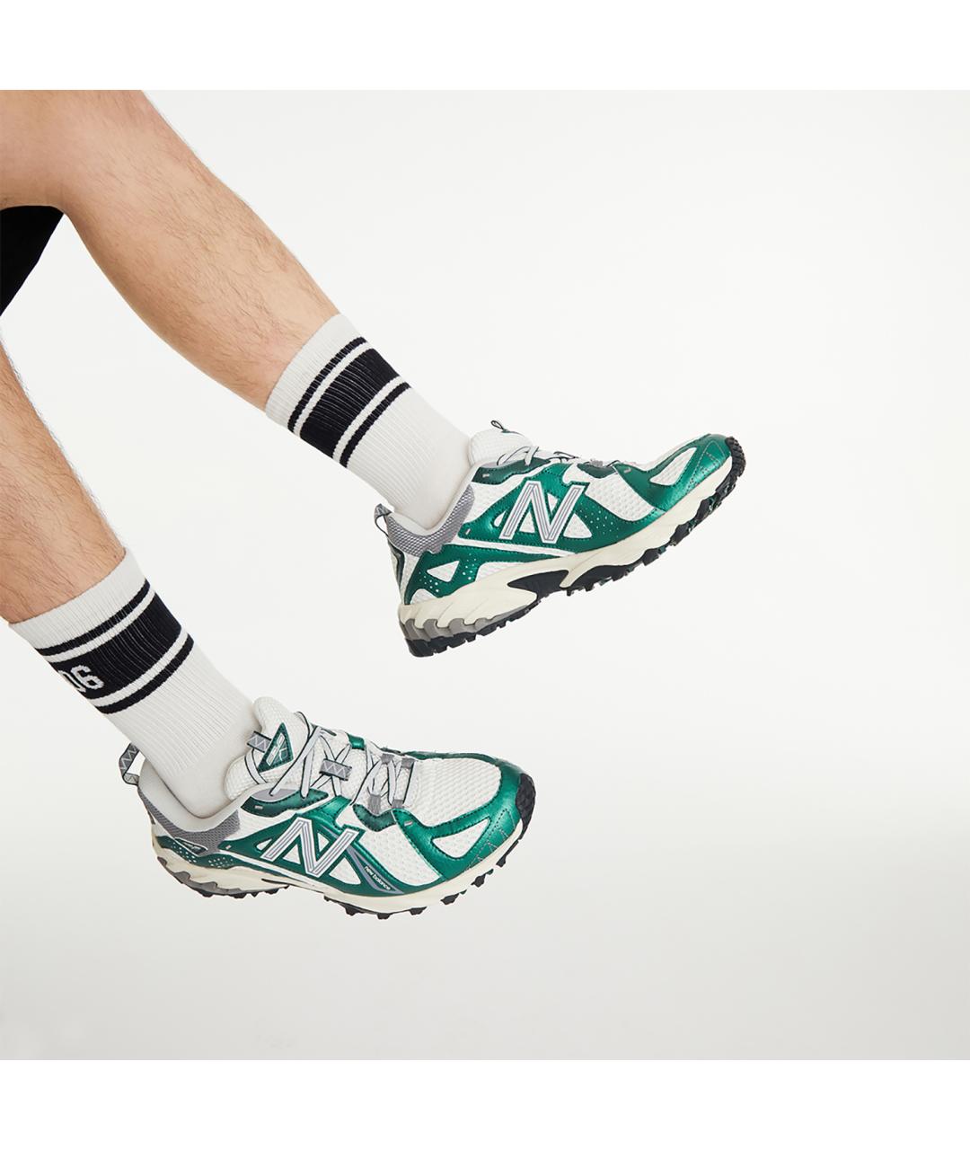 NEW BALANCE Зеленые кроссовки, фото 5