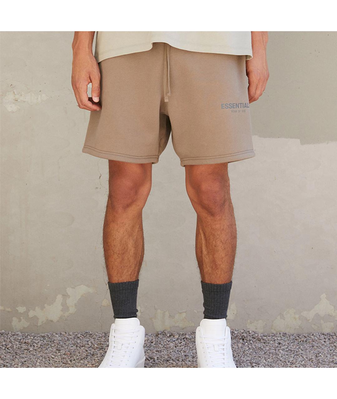 FEAR OF GOD ESSENTIALS Бежевые шорты, фото 3