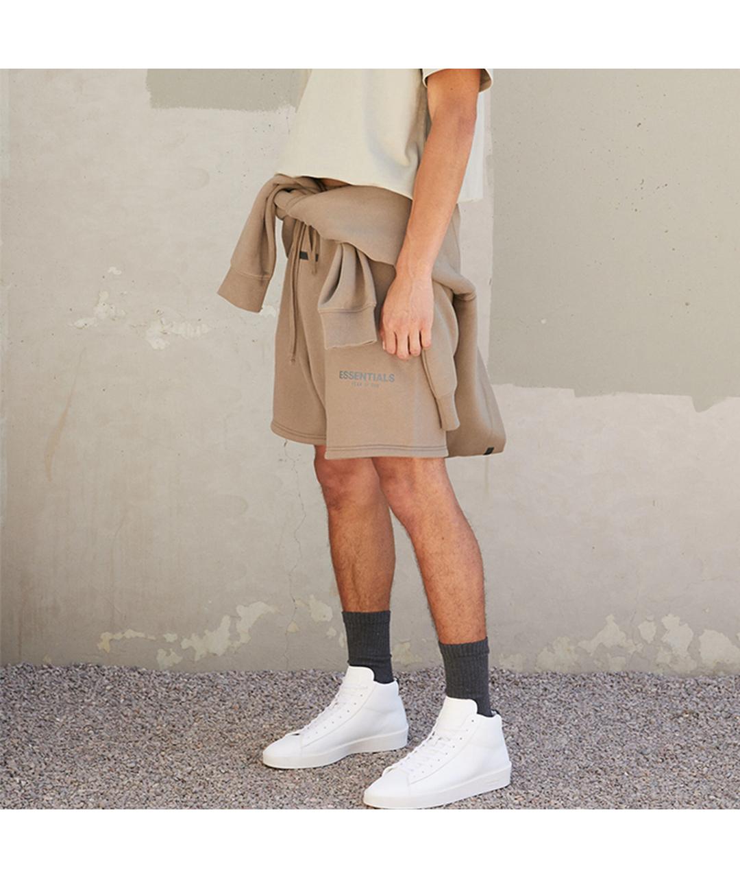 FEAR OF GOD ESSENTIALS Бежевые шорты, фото 5