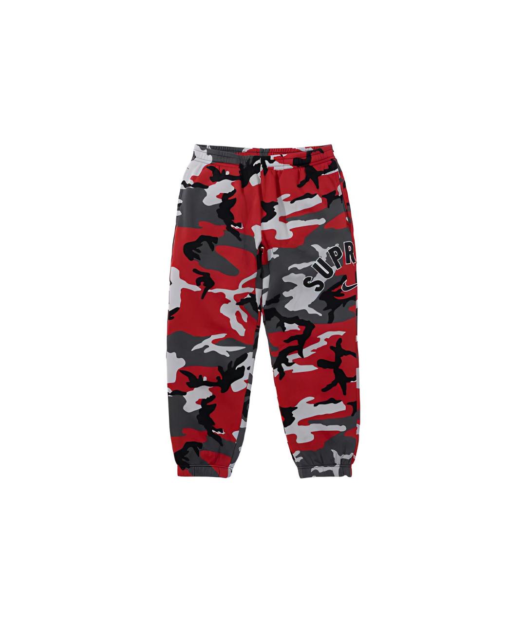 SUPREME Красные спортивные брюки и шорты, фото 1