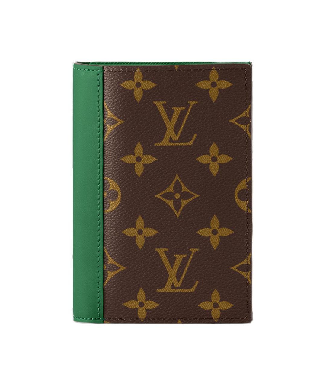 LOUIS VUITTON Коричневая кожаная папка для документов, фото 1