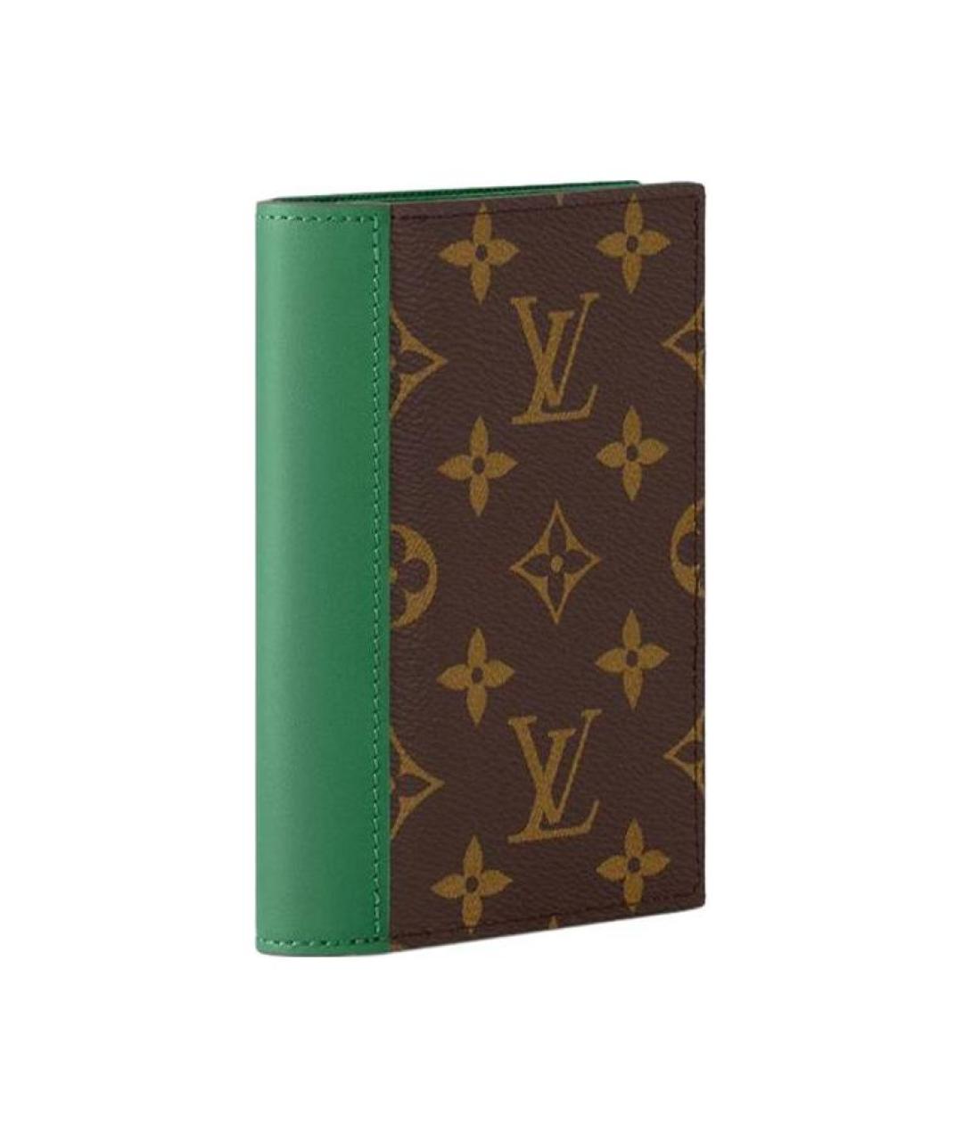 LOUIS VUITTON Коричневая кожаная папка для документов, фото 2