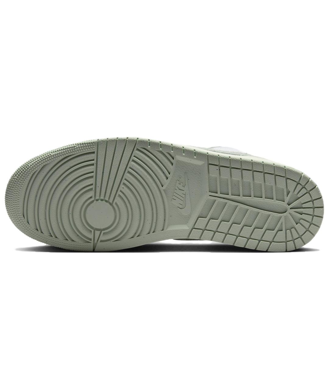 JORDAN Белые кожаные низкие кроссовки / кеды, фото 8