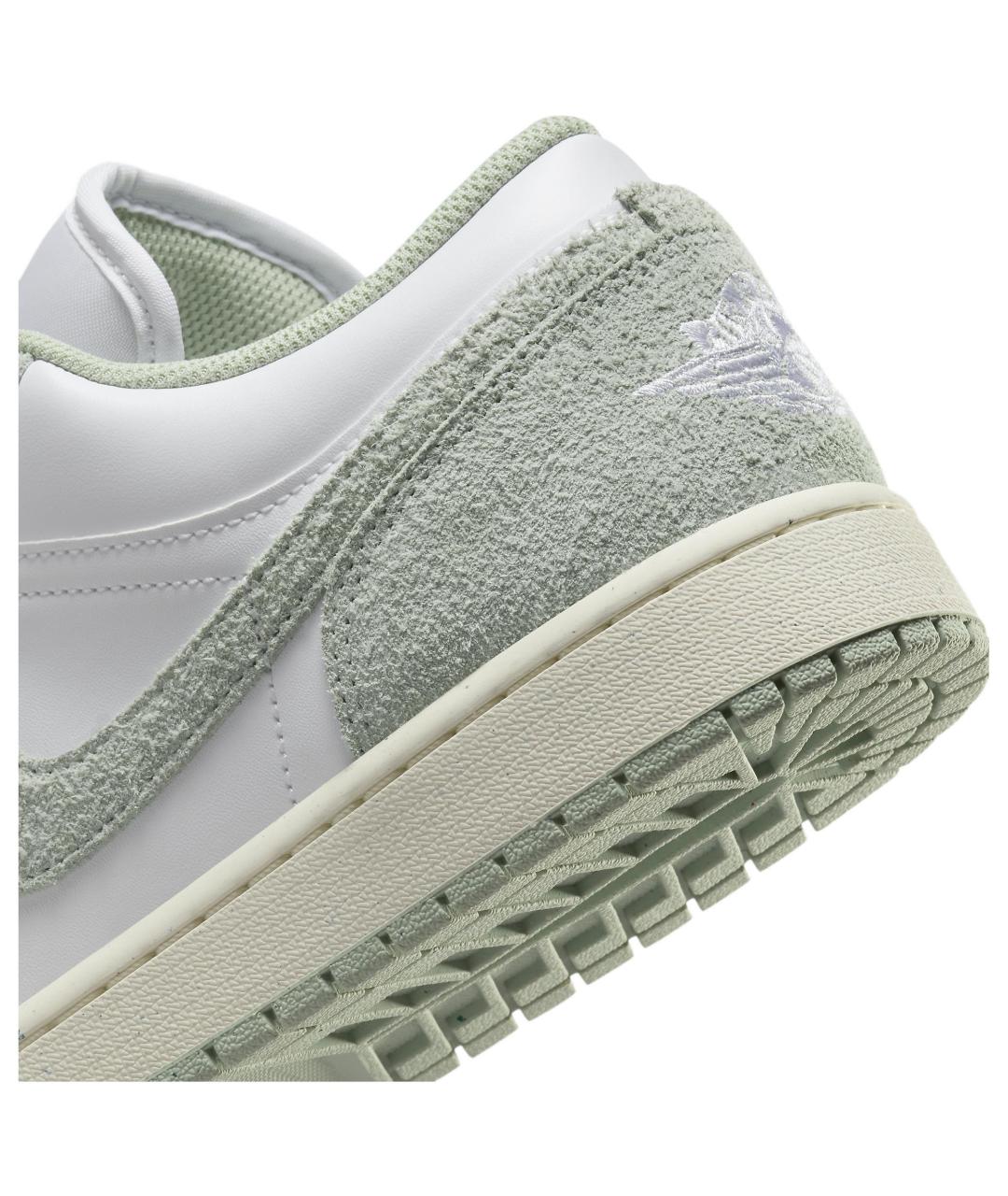 JORDAN Белые кожаные низкие кроссовки / кеды, фото 4