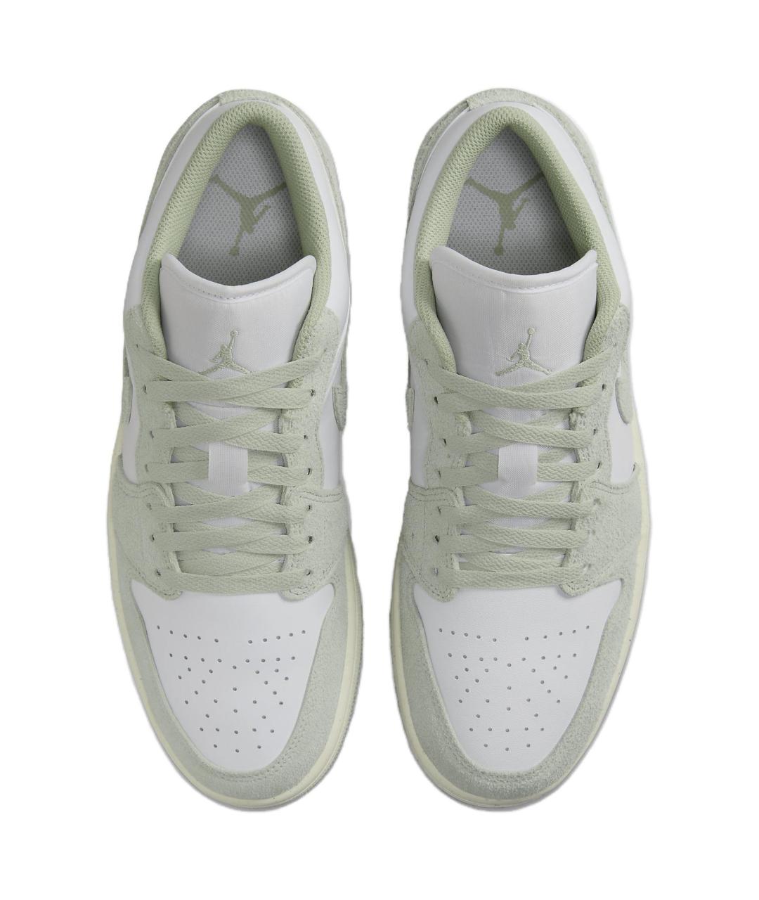 JORDAN Белые кожаные низкие кроссовки / кеды, фото 6