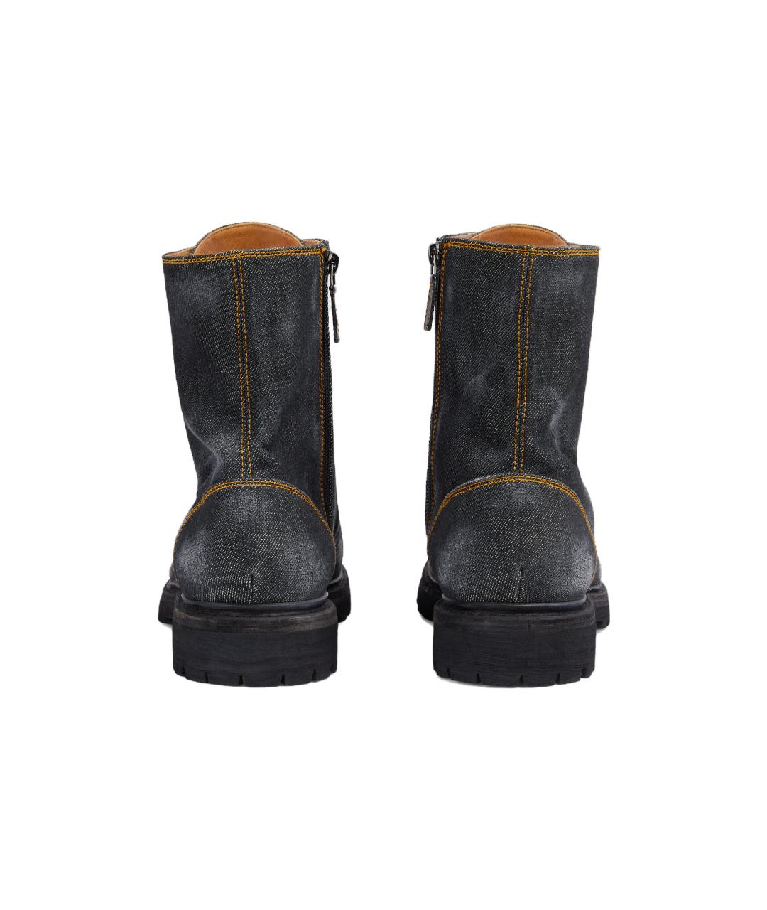 GUCCI Черные высокие ботинки, фото 5