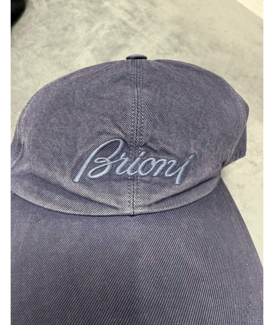 BRIONI Темно-синяя кепка/бейсболка, фото 2