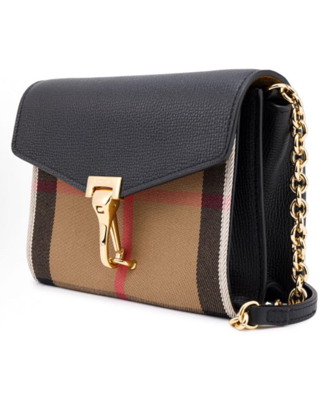 BURBERRY Коричневая кожаная сумка через плечо, фото 2