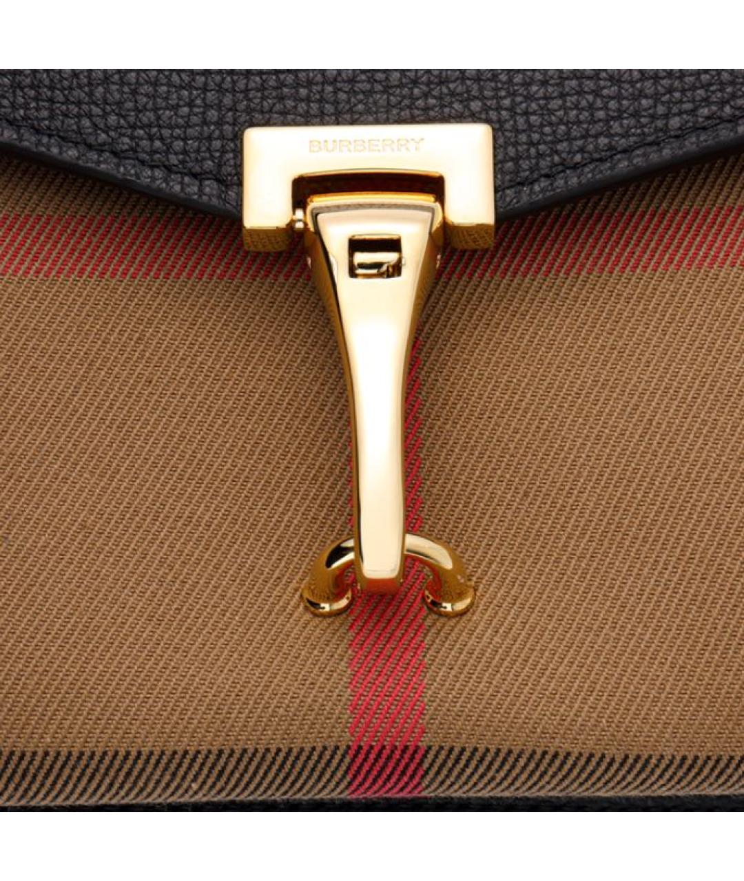 BURBERRY Коричневая кожаная сумка через плечо, фото 5