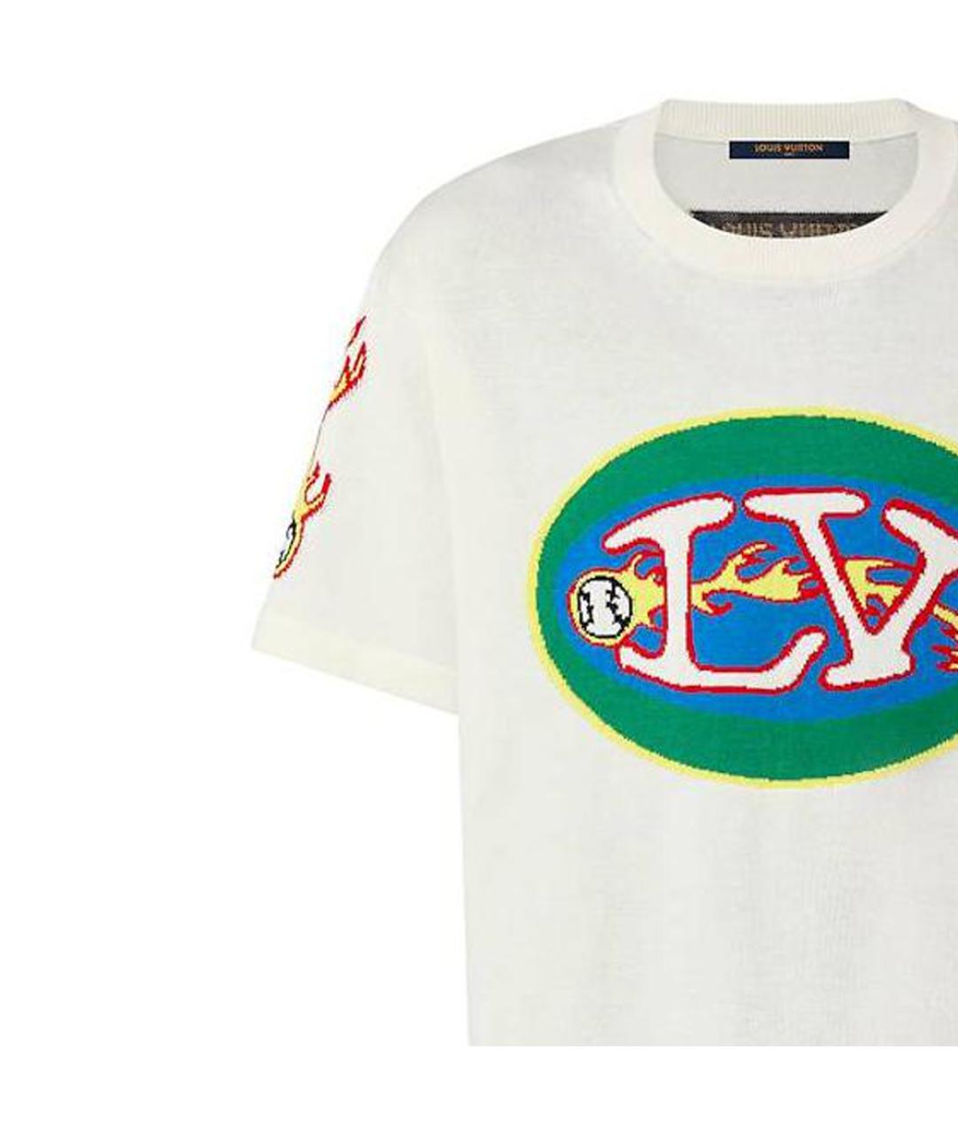 LOUIS VUITTON Белая футболка, фото 5