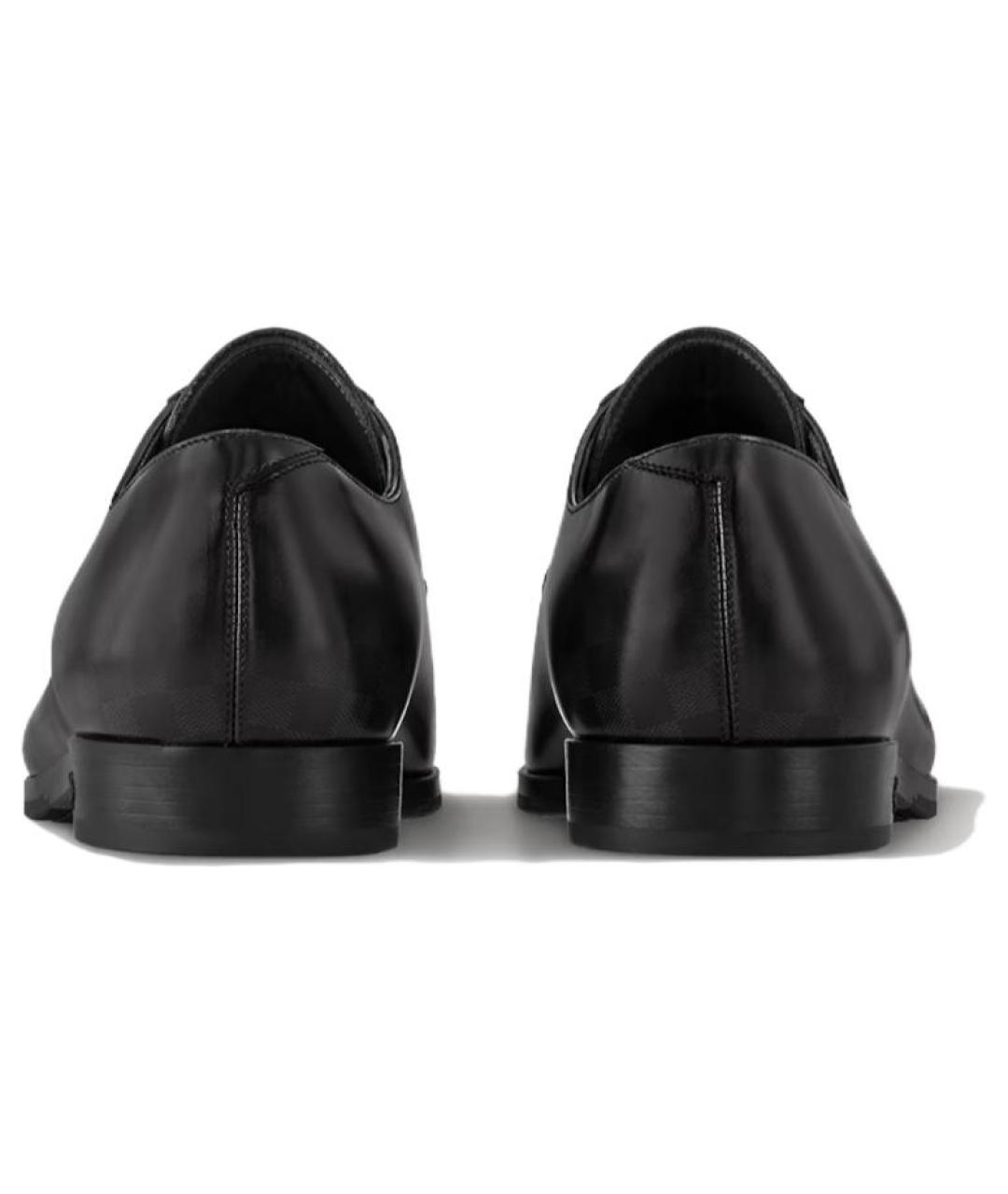 LOUIS VUITTON Черные кожаные туфли, фото 5