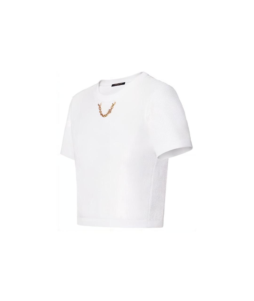 LOUIS VUITTON Белая футболка, фото 3