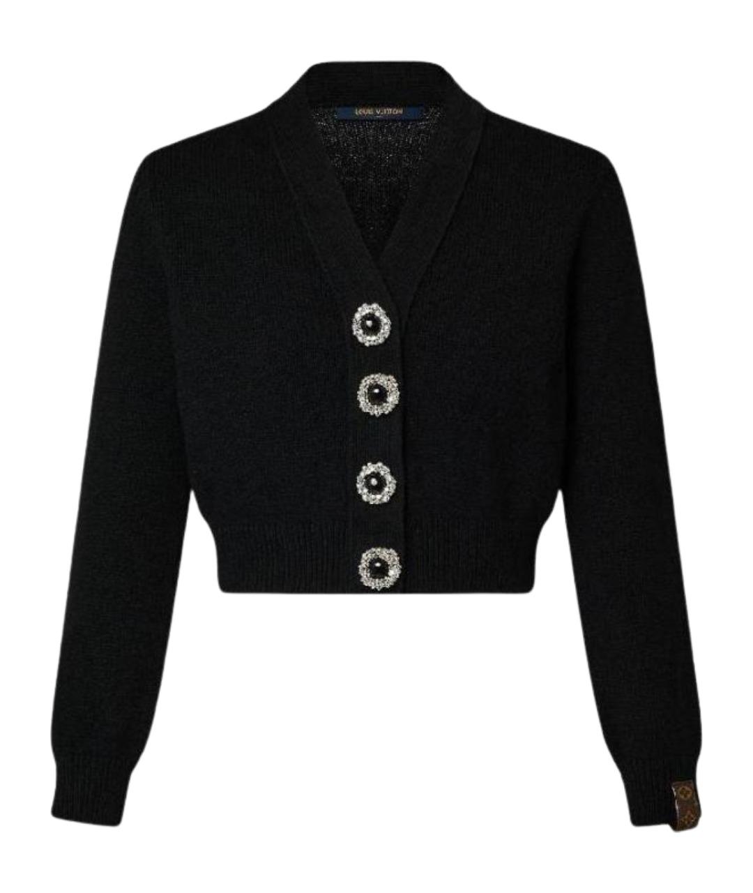 LOUIS VUITTON Черный кардиган, фото 1