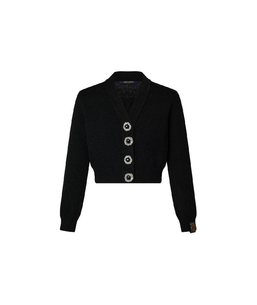 LOUIS VUITTON Черный кардиган, фото 6
