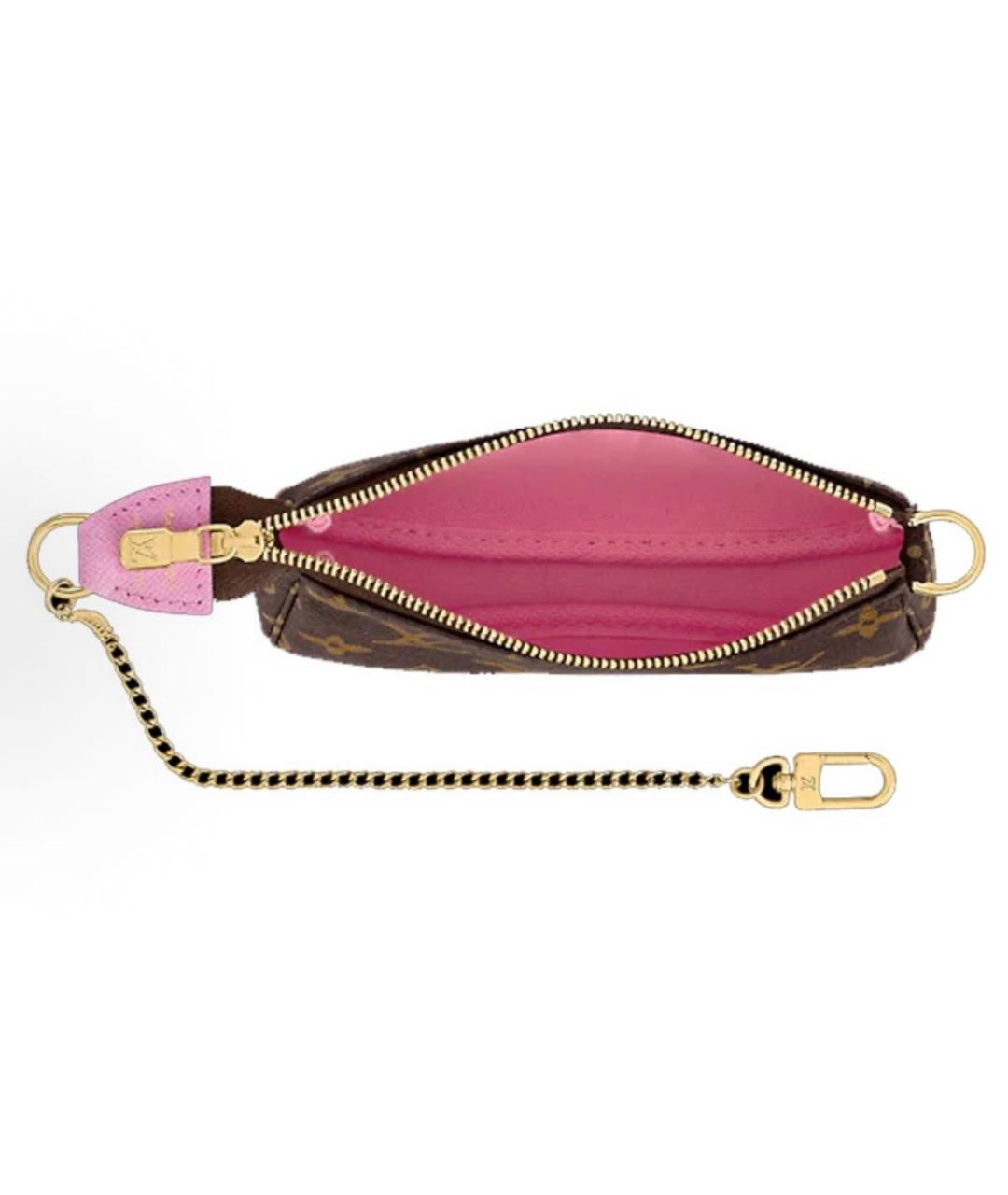 LOUIS VUITTON Коричневая кожаная сумка с короткими ручками, фото 4