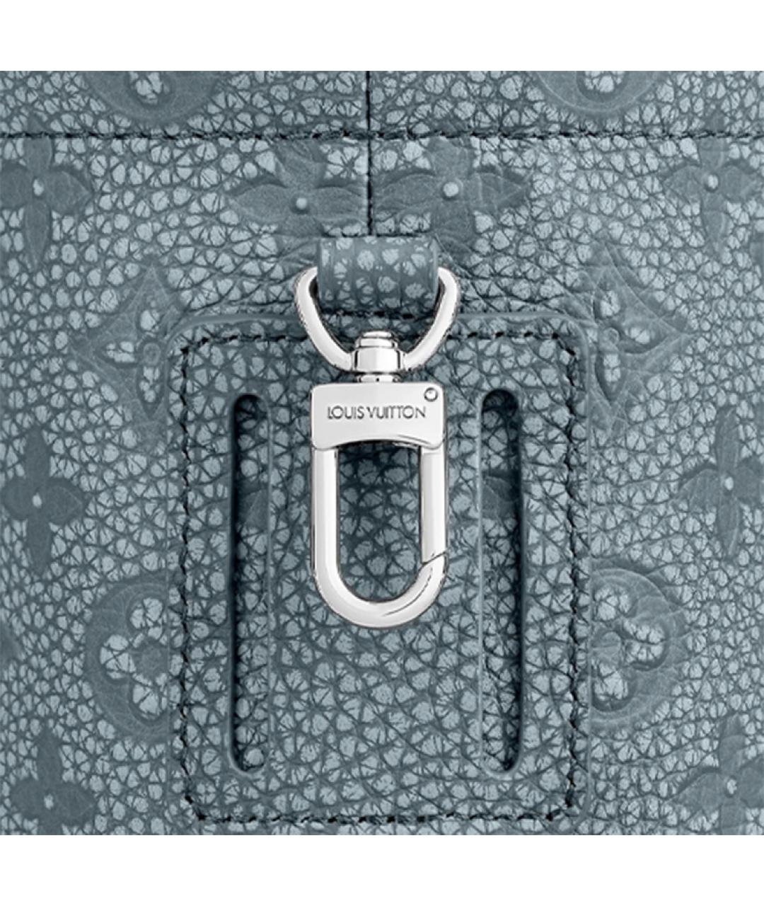 LOUIS VUITTON Синяя кожаная сумка на плечо, фото 5