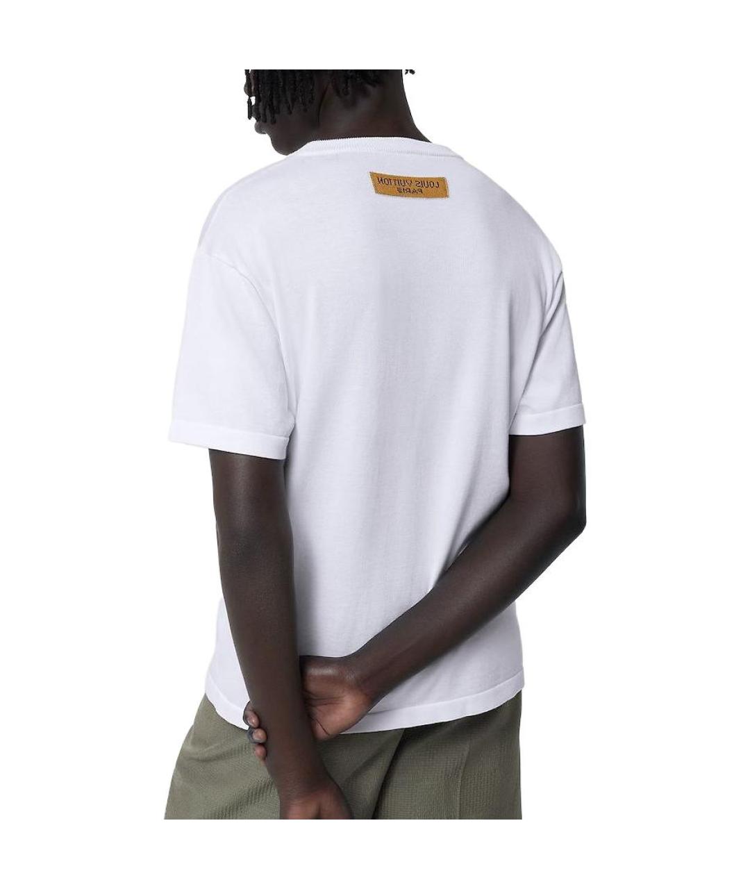 LOUIS VUITTON Белая футболка, фото 3