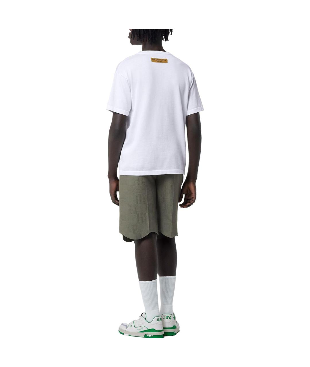 LOUIS VUITTON Белая футболка, фото 5