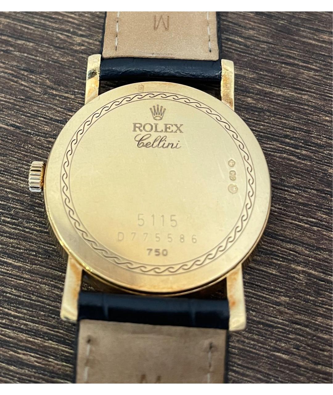 ROLEX Желтые часы из желтого золота, фото 2
